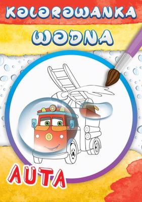 Okładka książki Wodne kolorowanki auta