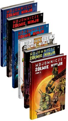 Wojownicze Żółwie Ninja 1-6. Autor: TOM WALTZ, Eastman Kevin, Dan Duncan. SmakLiter.pl Okładka książki Wojownicze Żółwie Ninja 1-6