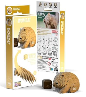 Opakowanie Wombat Eugy. Eko Układanka 3D
