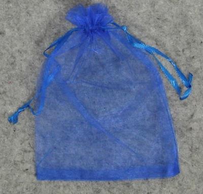 Opakowanie Woreczki organzowe ciemnoniebieskie 10x15cm