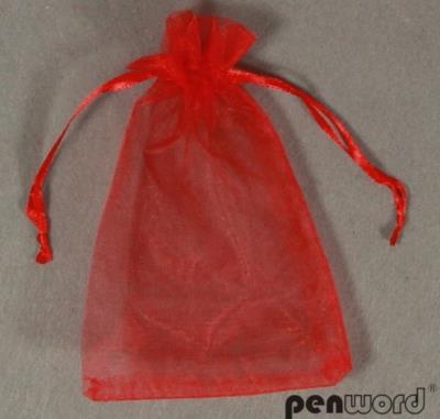 Opakowanie Woreczki organzowe czerwone 10x15cm