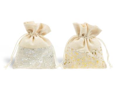 Opakowanie Worek materiałowy beżowy na prezent BN 10x12cm MIX