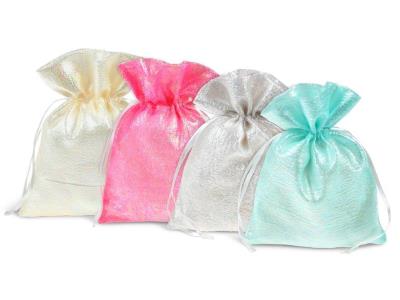 Opakowanie Worek materiałowy perła na prezent BN 10x12cm MIX