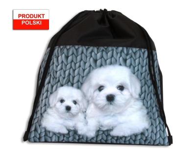 Opakowanie Worek na buty WAR-1283 czarny Pieski WARTA