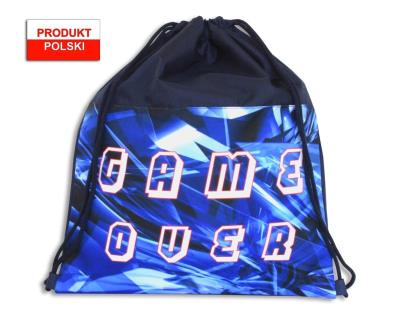 Opakowanie Worek na buty WAR-1288 granatowy Game Over WARTA