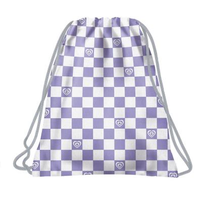Opakowanie Worek na obuwie Backup Fioletowa szachownica WOB6A29