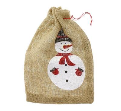 Opakowanie Worek na prezenty bałwanek 36x50cm