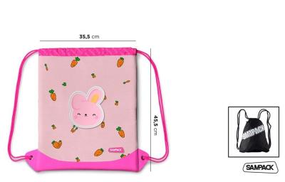 Opakowanie Worek szkolny 35,5x45,5cm królik