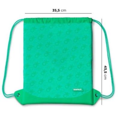 Opakowanie Worek szkolny 35,5x45,5cm OK zielony