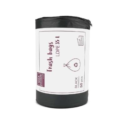 Opakowanie Worki na śmieci 35l czarne 50szt