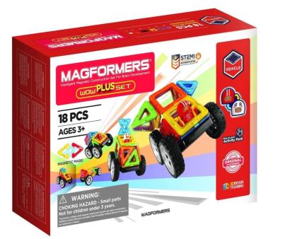 Wow Plus Set 18 elementów. Wydawca: MAGFORMERS. SmakLiter.pl Opakowanie Wow Plus Set 18 elementów