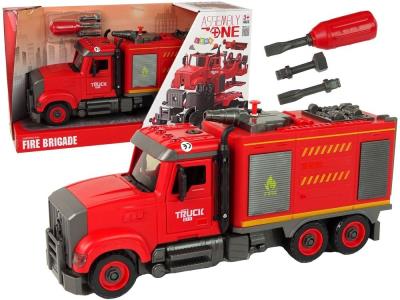 Opakowanie Wóz strażacki do skręcania czerwony