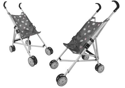 Opakowanie Wózek dla lalek spacerówka szara w gwiazdki