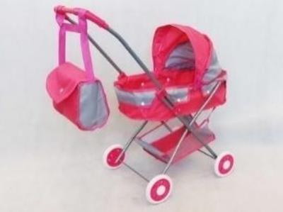 Opakowanie Wózek gondola różowo-szary