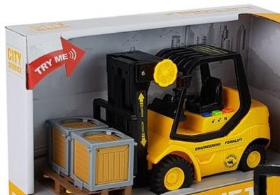 Opakowanie Wózek widłowy z naciągiem 1:16 światło i dźwięk