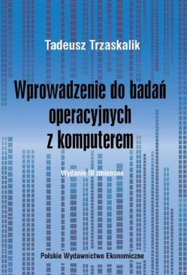 Okładka książki Wprowadzenie do badań operacyjnych z komputerem