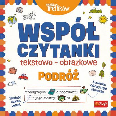Współczytanki. Podróż. Rodzina Treflików. Autor: Martyna Jelonek. SmakLiter.pl Okładka książki Współczytanki. Podróż. Rodzina Treflików