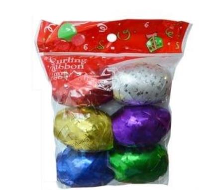 Opakowanie Wstążka kolorowa w gwiazdki 6szt