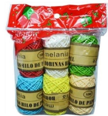 Opakowanie Wstążka papierowa 10m 6szt