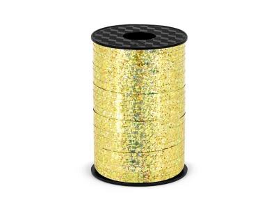 Opakowanie Wstążka plastikowa złota 5mmx225m