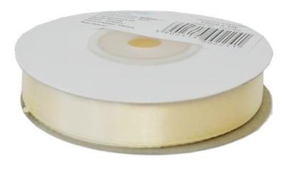 Opakowanie Wstążka satynowa 12mmx23m beżowa