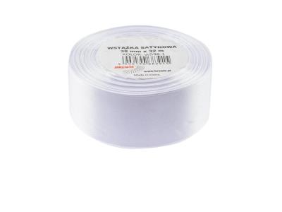 Opakowanie Wstążka satynowa biała 38mmx32m
