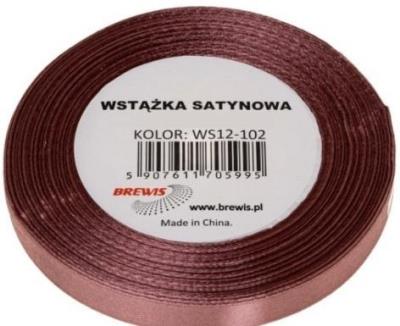 Wstążka satynowa brudny róż 6mm x 32m. Wydawca: Brewis. SmakLiter.pl Opakowanie Wstążka satynowa brudny róż 6mm x 32m