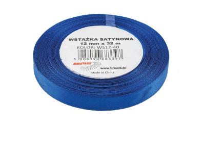 Opakowanie Wstążka satynowa ciemna niebieska 12mmx32m