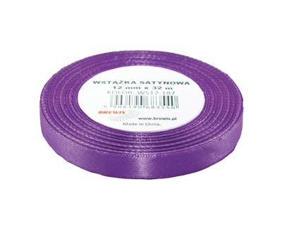Opakowanie Wstążka satynowa fioletowa 12mmx32m