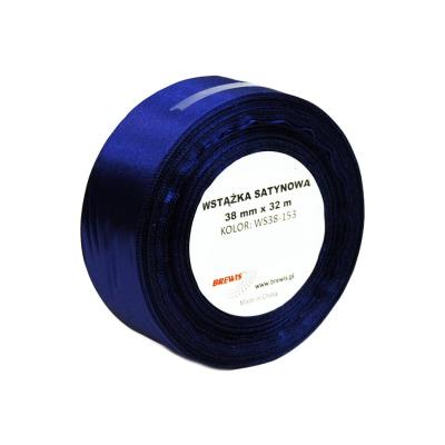 Opakowanie Wstążka satynowa granatowa 38mmx32m