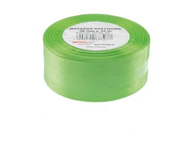 Opakowanie Wstążka satynowa jasna zielona 38mmx32m