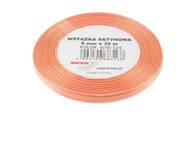 Opakowanie Wstążka satynowa łososiowa 6mmx32m 2szt