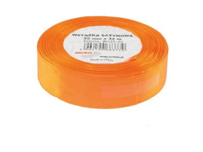 Opakowanie Wstążka satynowa pomarańczowa 25mmx32m