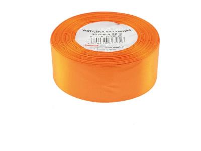 Opakowanie Wstążka satynowa pomarańczowa 38mmx32m