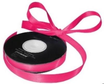 Opakowanie Wstążka satynowa różowa 12mmx25m (5szt)