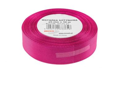 Opakowanie Wstążka satynowa różowa 25mmx32m