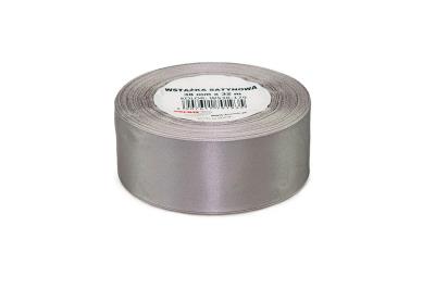 Opakowanie Wstążka satynowa srebrna 38mmx32m