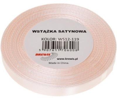 Wstążka satynowa szampańska 6mm x 32m. Wydawca: Brewis. SmakLiter.pl Opakowanie Wstążka satynowa szampańska 6mm x 32m