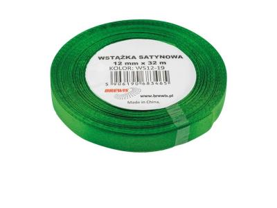 Opakowanie Wstążka satynowa zielona 12mmx32m