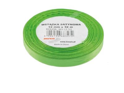 Opakowanie Wstążka satynowa zielona 12mmx32m