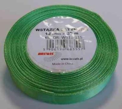 Opakowanie Wstążka satynowa zielona 12mmx32m