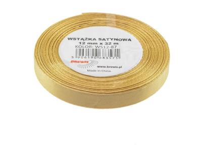 Opakowanie Wstążka satynowa złota 12mmx32m