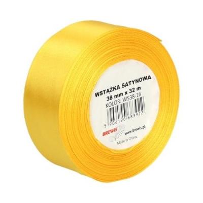 Opakowanie Wstążka satynowa żółta 38mmx32m