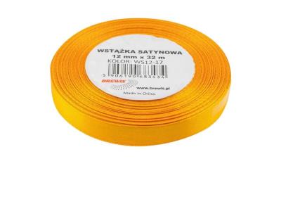 Opakowanie Wstążka satynowa żonkilowa 12mmx32m