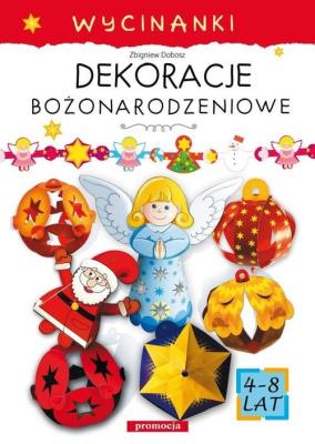 Okładka książki Wycinanki - Dekoracje bożonarodzeniowe