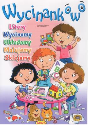 Wycinankowo. Kolorowanka. Autor: Kruszewski Włodzimierz, Ernest Błędowski. SmakLiter.pl Okładka książki Wycinankowo. Kolorowanka