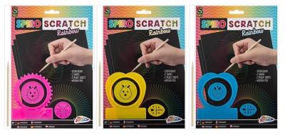 Opakowanie Wydrapywanka A4 Scratch Spiro mix