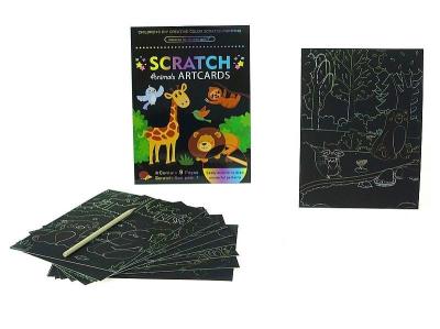 Opakowanie Wydrapywanka kolorowa Zwierzęta