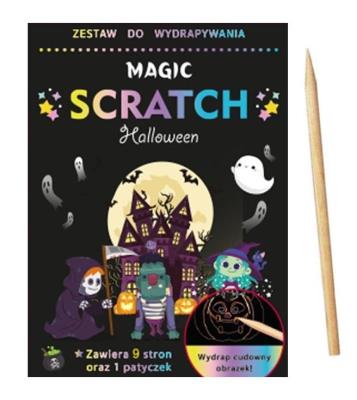 Wydrapywanka + kolorowanka Halloween. Wydawca: Tobby. SmakLiter.pl Opakowanie Wydrapywanka + kolorowanka Halloween