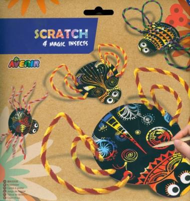 WYDRAPYWANKA MAGICZNE INSEKTY. Wydawca: AVENIR. SmakLiter.pl Opakowanie WYDRAPYWANKA MAGICZNE INSEKTY